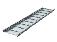 Лоток листовой перфорированный 1000х100 L3000 сталь 2мм тяжелый (лонжерон) оцинк. DKC USH310