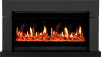Royal Flame Каминокомплект Lindos - Серый графит (Ширина 1470мм) с очагом 5D V-ART 40