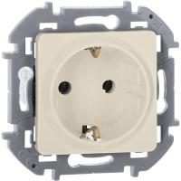 Розетка 1-м СП Inspiria 16А IP20 250В 2P+E немецк. стандарт механизм сл. кость IEK 673721