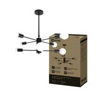 Светильник LOFT SPUTNIK-8E27-BL 8хE27 потолочн. под лампу; черн. IN HOME 4690612062709
