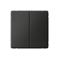 Выключатель кнопочный 2-кл. ArtGallery 10AX быстрозажим. клем. механизм базальт SE GAL001417S