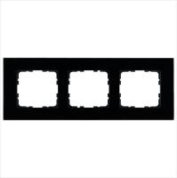 Рамка 3-м G-Glass стекло черн. Black Glass Jasmart G1003GB