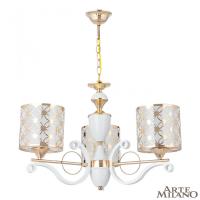 Подвесная люстра Arte Milano 303097/3 Wh/Gd