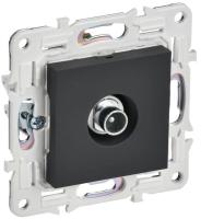 Розетка телевизионная проходная TV SKANDY SK-A17G графит IEK SK-A10-P-K53