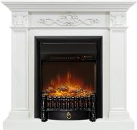 Royal Flame Каминокомплект Verona - Белый дуб с очагом Fobos FX M Black RC