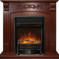 Royal Flame Каминокомплект Sorrento угловой - Орех с очагом Fobos FX M Black RC