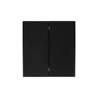 Выключатель STRONG 2 кл для жалюзи возвратный 10А с/у антрацит KRANZ