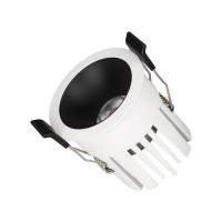 Светильник светодиодный MS-ATLAS-BUILT-R58-10W Warm3000 (WH-BK 35 deg 230В) IP20 металл Arlight 035454(1)