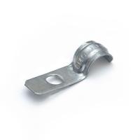 Скоба крепежная однолапковая СМОУ d10-11мм отверст. d6.5мм метал. (уп.100 шт) Промрукав PR13.02421