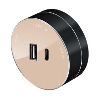 Розетка MultiTrack с 2-мя заряд. устройствами USB тип А+С 18Вт 5В/3А тип MTK03 песочн. SE MTK13003P