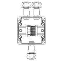 Коробка взрывозащищенная клеммная из полиэстера TBE-P-03-(2xCBC.2-2xCBC.2(i)-2xTEO.2)-2xKAEPM2MHK-20(A)-1xKAEPM2MHK-20(C)1Ex e IICТ5 Gb / Ex tb IIIC T95град.C Db IP66 DKC 1231.031.22.11C