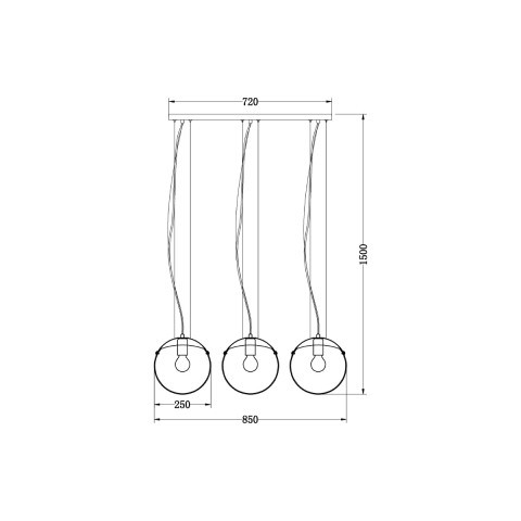 Каскадная люстра Vele Luce VL5183P23