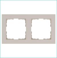 Рамка 2-м G-Classic тауп Jasmart G1002T