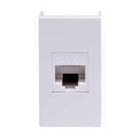 Розетка компьютерная 1-м 1мод. Viva RJ45 кат.5E бел. DKC 45038