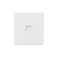 Розетка ROUND компьютерная RJ45 кат6 с/у перламутр KRANZ