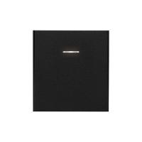 Выключатель STRONG 1 кл с подсветкой 10А с/у антрацит KRANZ