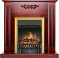 Royal Flame Каминокомплект Lumsden - Махагон коричневый антик с очагом Fobos FX Brass