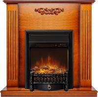 Royal Flame Каминокомплект Lumsden - Дуб антик с очагом Fobos FX M Black RC