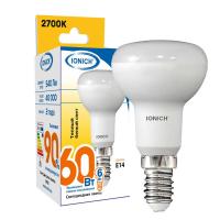 Лампа светодиодная R50 6Вт 2700К E14 540лм 230В тепл. бел. IONICH 1794
