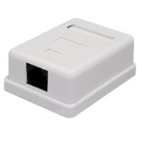Розетка компьютерная 8P8C (RJ-45) UTP кат.6 1 порт SUPRLAN 10-0355