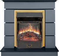 Royal Flame Каминокомплект Modern (Разборный) - Серый графит с очагом Majestic FX Brass
