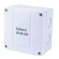 Коробка распределительная 110х110х67мм IP 65 в компл. с клеммным рядом 5х6кв.мм 41А сер. EXTHERM Extherm JB-60-GR