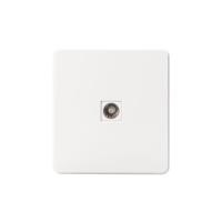 Розетка ROUND TV с/у перламутр KRANZ