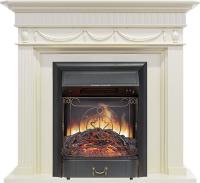 Royal Flame Каминокомплект Corfu - Слоновая кость с очагом Majestic FX Black