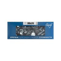 Болт с шестигранной головкой М8х20 DIN 933 класс прочн. 8.8 оцинк. (коробка) (уп.50шт) Tech-Krep/Zitar 105207