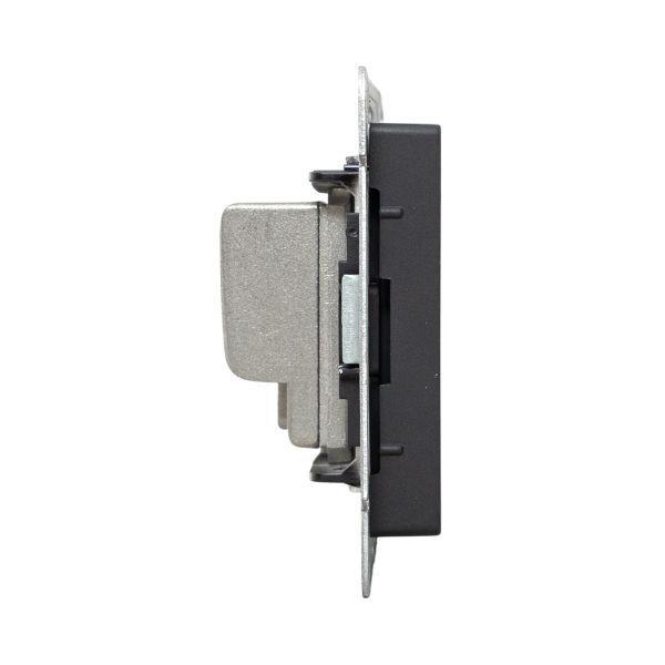 Розетка телевизионная проходная TV СП Эпика механизм черн. EKF UP1-SOB-TV-2