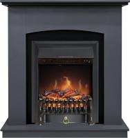 Royal Flame Каминокомплект Barcelona (Разборный) - Серый графит с черным с очагом Fobos FX Black