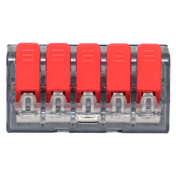 Клемма строительно-монтажная СМК 221-415 5-проводная 0.2-4кв.мм (уп.50шт) PROxima EKF plc-smk-221-415