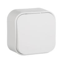 Переключатель проходной 1-кл. ОП Quteo 10А IP20 10AX бел. IEK 782204