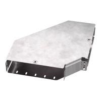 Угол для лотка горизонтальный 90град. 300х80 Стандарт с крышкой Промрукав PR16.0421