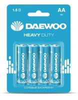 Элемент питания солевой AA/R6 1.5В Heavy Duty 2021 BL-4 (уп.4шт) DAEWOO 5029309