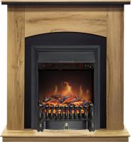 Royal Flame Каминокомплект Barcelona (Разборный) - Дуб галифакс с очагом Fobos FX Black