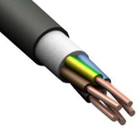 Кабель ППГнг(А)-HF 5х2.5 ОК (N PE) 0.66кВ (м) Цветлит 00-00140601