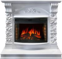 Royal Flame Каминокомплект Prague - Белый /Сланец белый с очагом Dioramic 25 LED FX