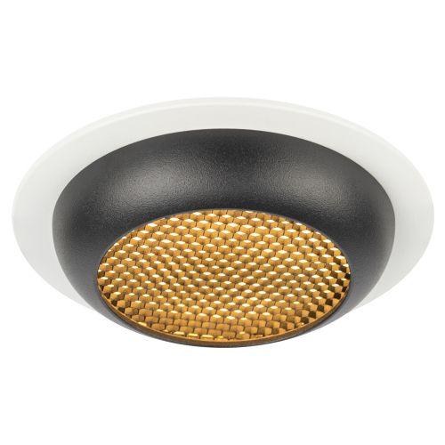 Светильник под лампу GX53 KL111 встраив. WH/BK бел./черн. матов. ЭРА Б0061537