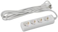 Удлинитель 4х5м с заземл. 16А IP20 U-4e-5m-3х1 ПВС 3х1 Эра Б0028375