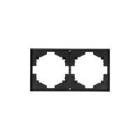 Рамка STRONG 2-постовая антрацит KRANZ