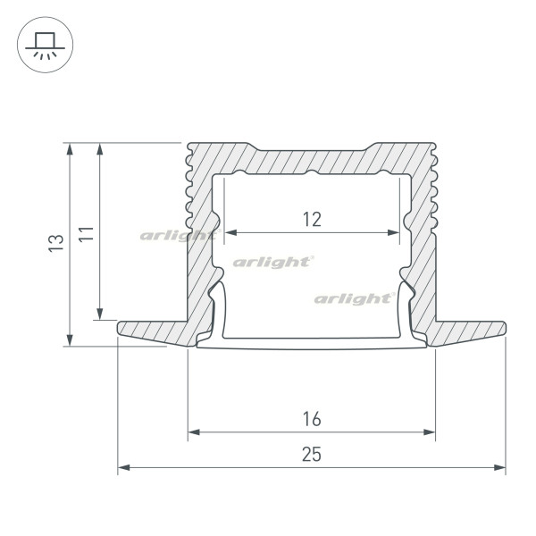 Профиль Arlight 036040