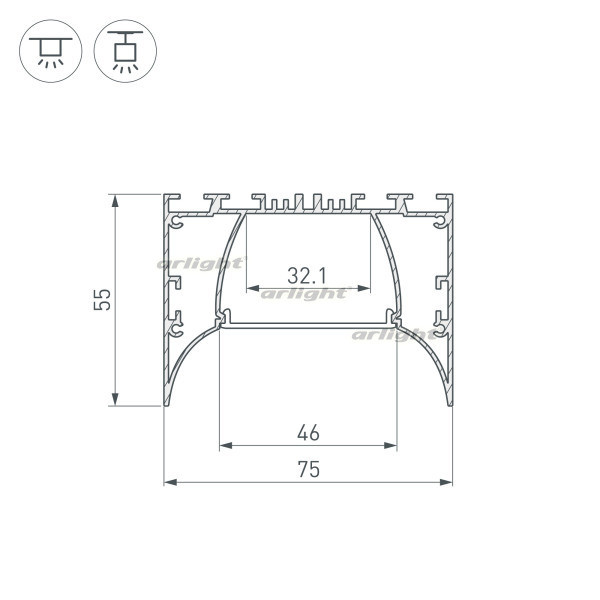 Профиль Arlight 036355
