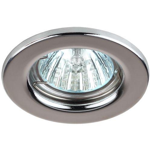 Светильник точечный ST1 CH 50Вт MR16 12В штампован. хром. ЭРА C0043799