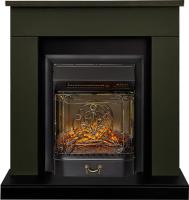 Royal Flame Каминокомплект Bergen (Разборный) - Темная олива (Ширина 900 мм) с очагом Majestic FX M Black RC
