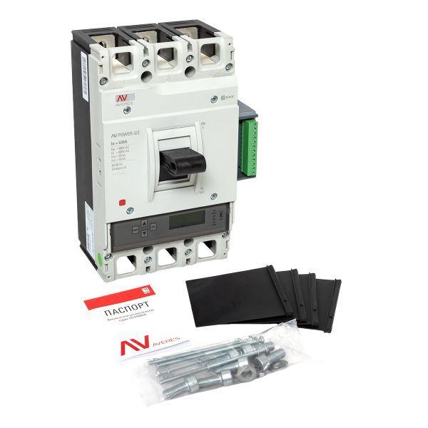 Выключатель автоматический 3п 630А 50кА AV POWER-3/3 ETU6.2 AVERES EKF mccb-33-630-6.2-av
