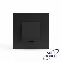 Вывод кабеля СП Pixel IP20 механизм карбон TOKOV ELECTRIC TKE-PX-CP-C14