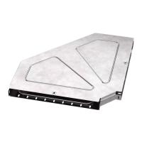 Угол для лотка горизонтальный 90град. 500х50 с крышкой Стандарт Промрукав PR16.0625