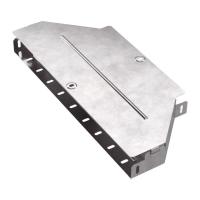 Переходник для лотка симметричный 500х300х50 с крышкой Стандарт Промрукав PR16.0664