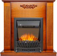 Royal Flame Каминокомплект Lumsden - Дуб антик с очагом Aspen Black